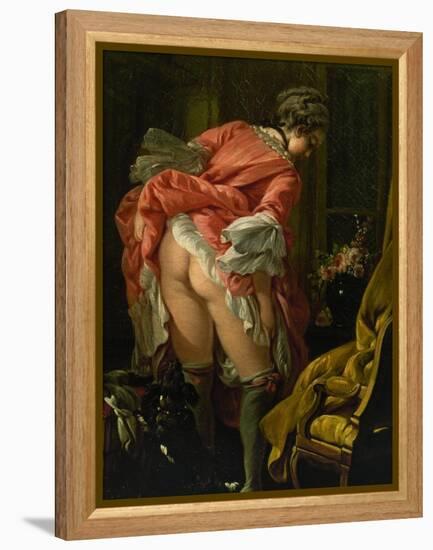 The Raised Skirt, 1742-Francois Boucher-Framed Premier Image Canvas