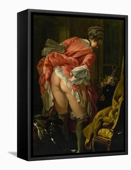 The Raised Skirt, 1742-Francois Boucher-Framed Premier Image Canvas