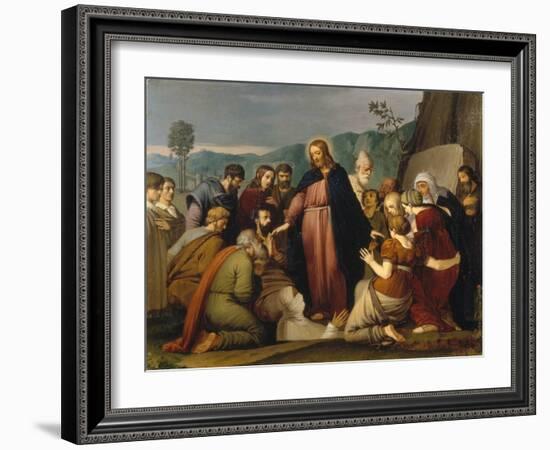 The Raising of Lazarus, 1808-Johann Friedrich Overbeck-Framed Giclee Print