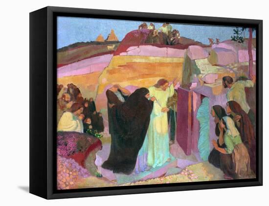 The Raising of Lazarus, 1919-Maurice Denis-Framed Premier Image Canvas