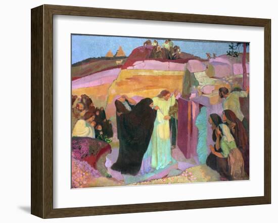 The Raising of Lazarus, 1919-Maurice Denis-Framed Giclee Print