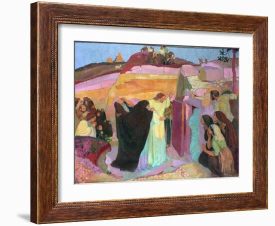 The Raising of Lazarus, 1919-Maurice Denis-Framed Giclee Print