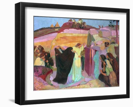 The Raising of Lazarus, 1919-Maurice Denis-Framed Giclee Print