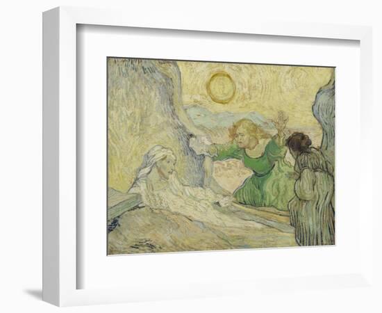 The Raising of Lazarus (After Rembrand), 1890-Vincent van Gogh-Framed Giclee Print