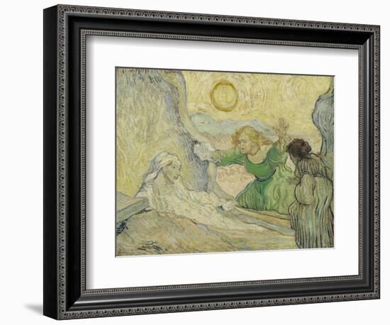 The Raising of Lazarus (After Rembrand), 1890-Vincent van Gogh-Framed Giclee Print