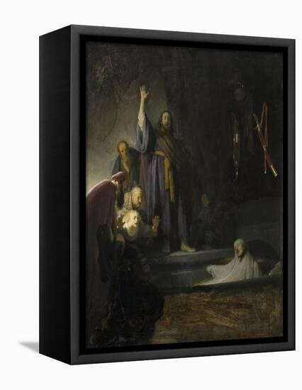 The Raising of Lazarus, c.1630-2-Rembrandt van Rijn-Framed Premier Image Canvas