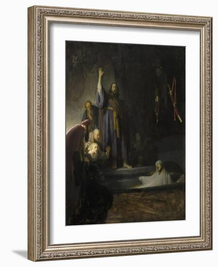 The Raising of Lazarus, c.1630-2-Rembrandt van Rijn-Framed Giclee Print