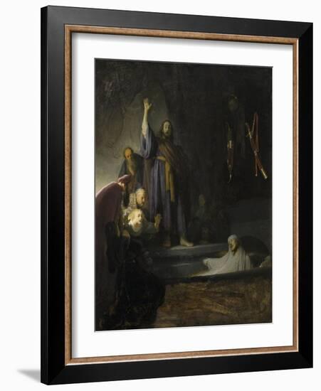 The Raising of Lazarus, c.1630-2-Rembrandt van Rijn-Framed Giclee Print