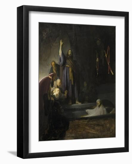 The Raising of Lazarus, c.1630-2-Rembrandt van Rijn-Framed Giclee Print