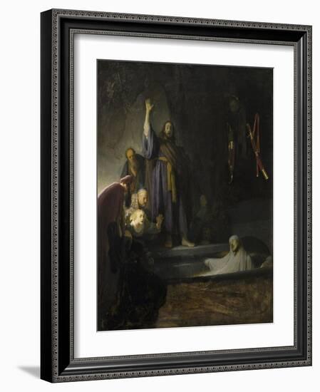 The Raising of Lazarus, c.1630-2-Rembrandt van Rijn-Framed Giclee Print