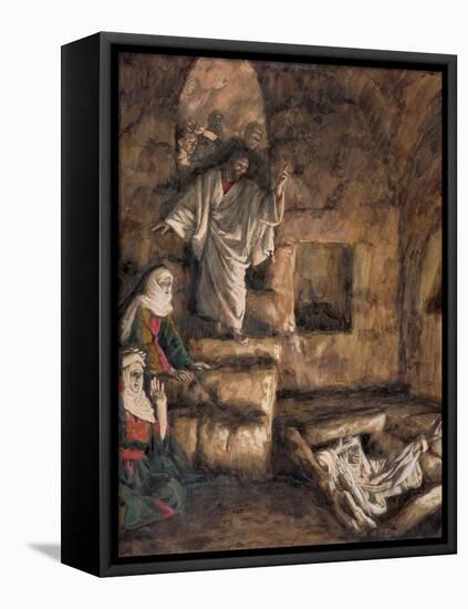 The Raising of Lazarus, Illustration for 'The Life of Christ', C.1886-94-James Tissot-Framed Premier Image Canvas