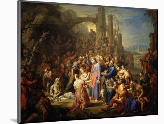 The Raising of Lazarus-Frans Christoph Janneck-Mounted Premium Giclee Print