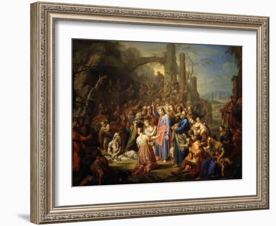 The Raising of Lazarus-Frans Christoph Janneck-Framed Giclee Print