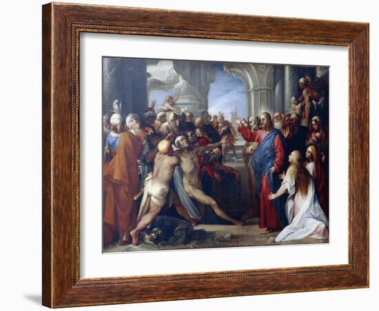 The Raising of Lazarus-Giuseppe Cesari-Framed Giclee Print