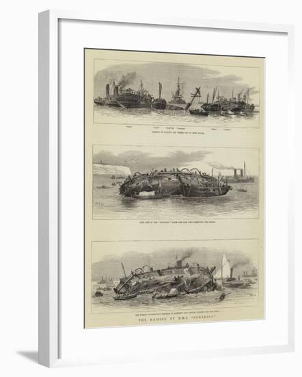 The Raising of the HMS Eurydice-William Edward Atkins-Framed Giclee Print