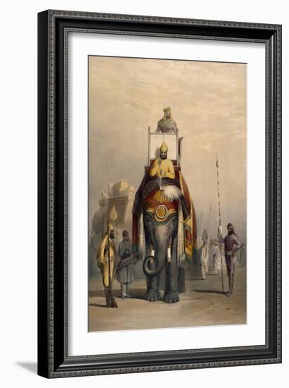 The Rajah Of Putteealla-Emily Eden-Framed Giclee Print