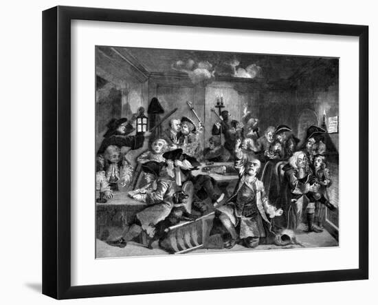 The Rake's Progress-William Hogarth-Framed Giclee Print