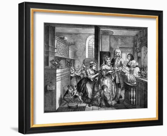 The Rake's Progress-William Hogarth-Framed Giclee Print