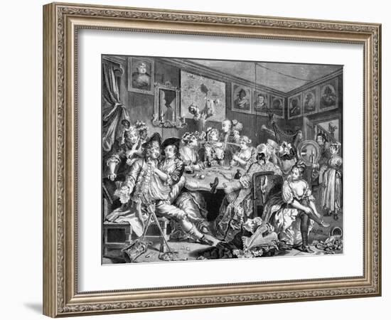 The Rake's Progress-William Hogarth-Framed Giclee Print