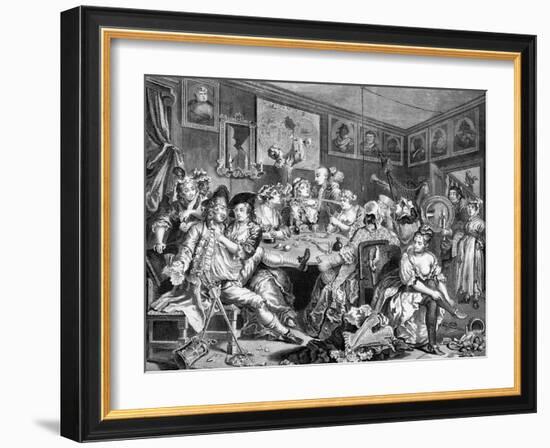 The Rake's Progress-William Hogarth-Framed Giclee Print