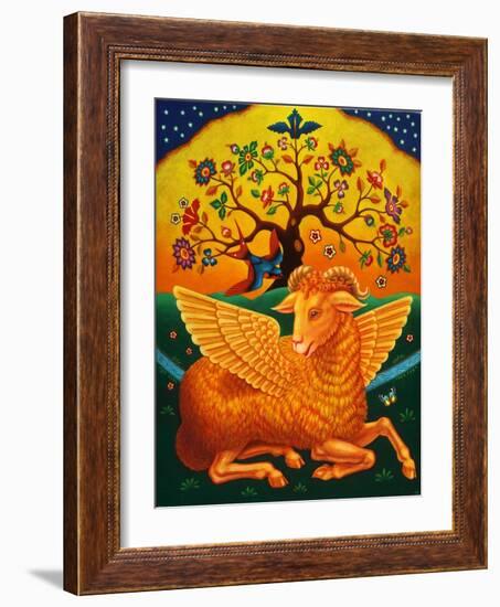 The Ram with the Golden Fleece, 2011-Frances Broomfield-Framed Giclee Print