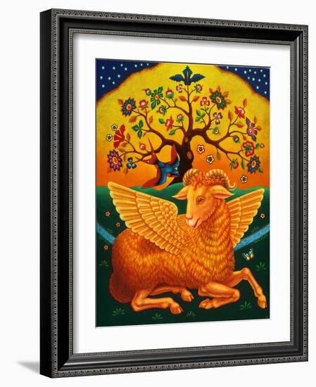 The Ram with the Golden Fleece, 2011-Frances Broomfield-Framed Giclee Print