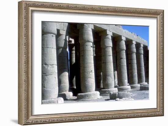 The Ramesseum, Temple of Rameses Ii, Luxor, Egypt-CM Dixon-Framed Photographic Print