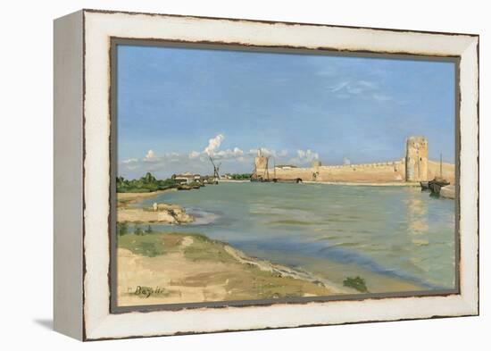 The Ramparts at Aigues-Mortes, 1867-Jean Frederic Bazille-Framed Premier Image Canvas