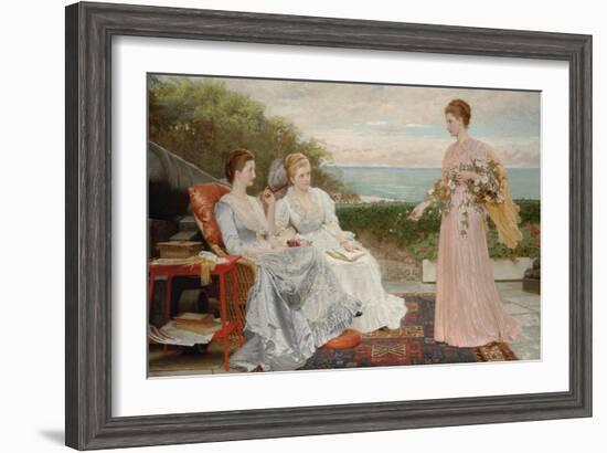 The Ramparts-Charles Edward Perugini-Framed Giclee Print