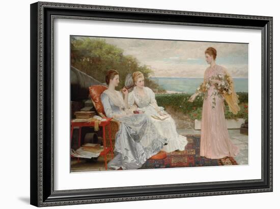 The Ramparts-Charles Edward Perugini-Framed Giclee Print