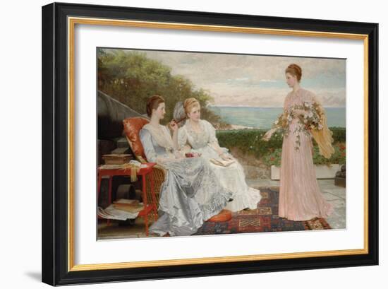 The Ramparts-Charles Edward Perugini-Framed Giclee Print