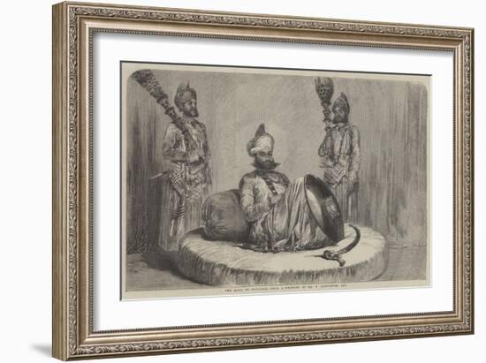 The Rana of Oodipoor-William Carpenter-Framed Giclee Print