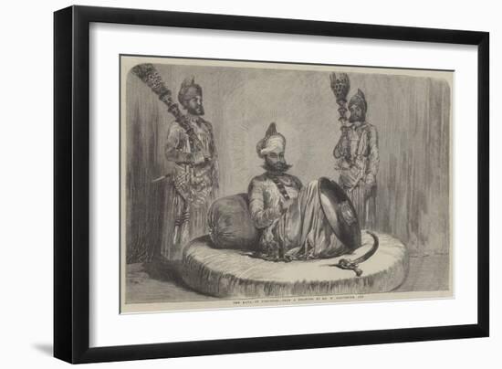 The Rana of Oodipoor-William Carpenter-Framed Giclee Print