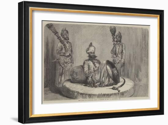 The Rana of Oodipoor-William Carpenter-Framed Giclee Print