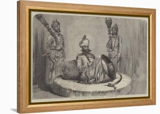 The Rana of Oodipoor-William Carpenter-Framed Premier Image Canvas