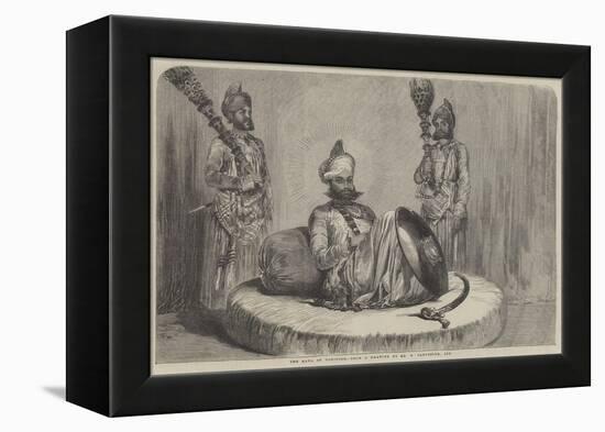 The Rana of Oodipoor-William Carpenter-Framed Premier Image Canvas