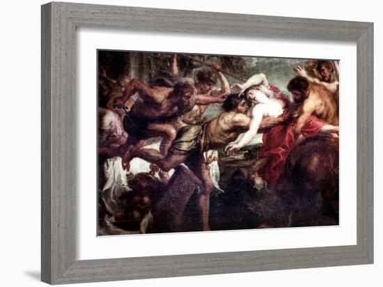 The Rape of Deidamia, 1636-1638-Peter Paul Rubens-Framed Giclee Print