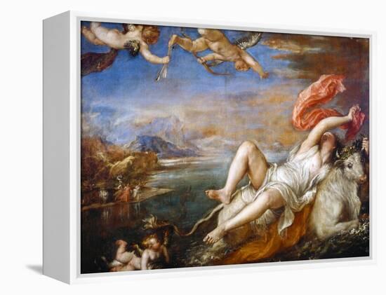 The Rape of Europa, 1560-1561-Titian (Tiziano Vecelli)-Framed Premier Image Canvas