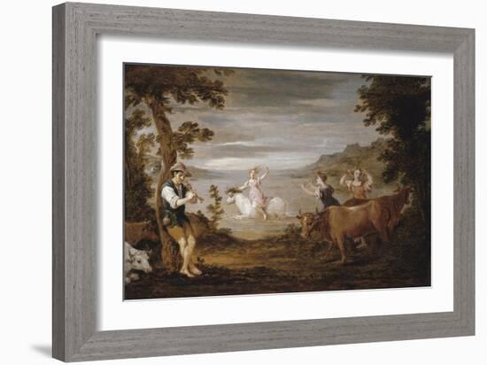 The Rape of Europa, 1654-56-David the Younger Teniers-Framed Giclee Print