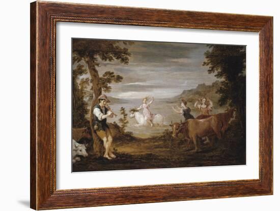 The Rape of Europa, 1654-56-David the Younger Teniers-Framed Giclee Print