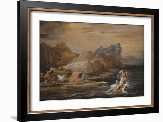 The Rape of Europa, 1654-56-David the Younger Teniers-Framed Giclee Print