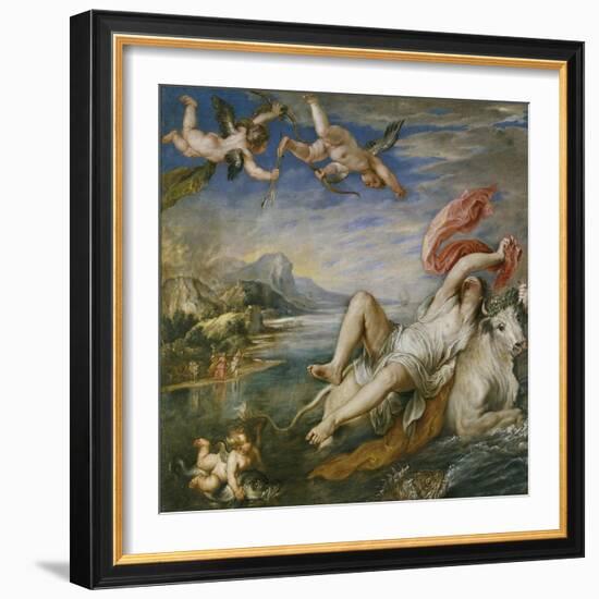 The Rape of Europa (After Titia), 1629-Peter Paul Rubens-Framed Giclee Print