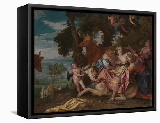 The Rape of Europa, C. 1570-Paolo Veronese-Framed Premier Image Canvas