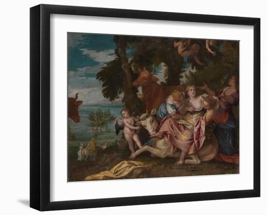 The Rape of Europa, C. 1570-Paolo Veronese-Framed Giclee Print