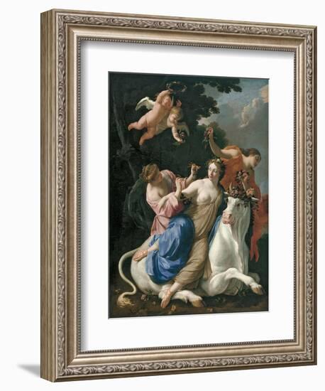 The Rape of Europa, C. 1640-Simon Vouet-Framed Giclee Print