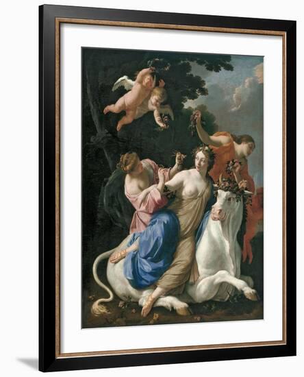 The Rape of Europa, C. 1640-Simon Vouet-Framed Giclee Print