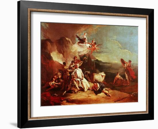 The Rape of Europa, C.1725-Giambattista Tiepolo-Framed Giclee Print