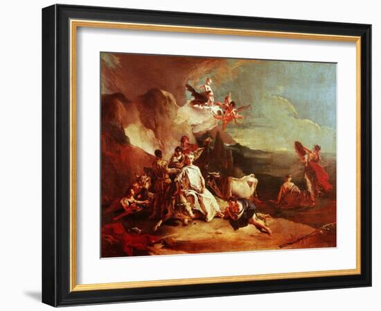 The Rape of Europa, C.1725-Giambattista Tiepolo-Framed Giclee Print