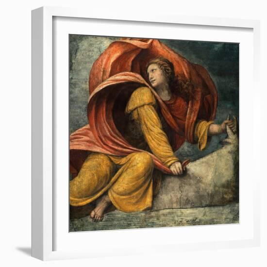 The Rape of Europa Par Luini, Bernardino (Ca. 1480-1532), - Fresco, 115X121 - Staatliche Museen, Be-Bernardino Luini-Framed Giclee Print