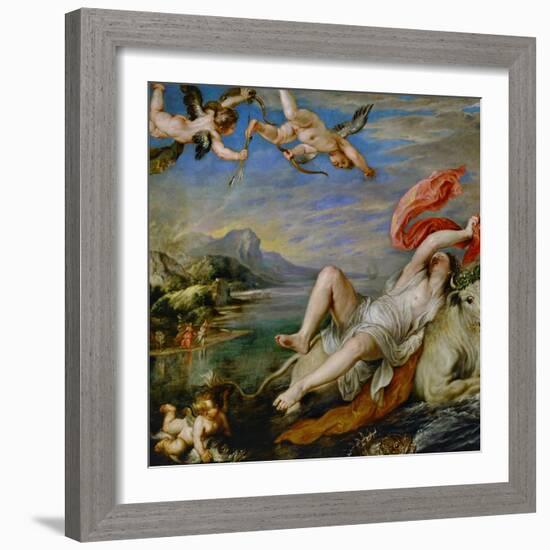 The Rape of Europa-Peter Paul Rubens-Framed Giclee Print